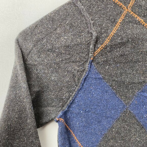 Gap Sweater Argile Gray and Blue Mens Large - Picture 3 of 11